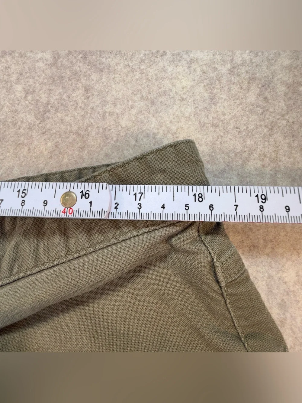 The North Face Olive Green Men’s Cargo/Hiking Pants Sz 38 Outdoor Adventure GUC